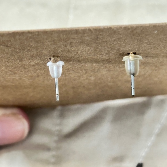 2/$15 Gold ball stud earrings. Very dainty bead earrings with post back. - Picture 8 of 11